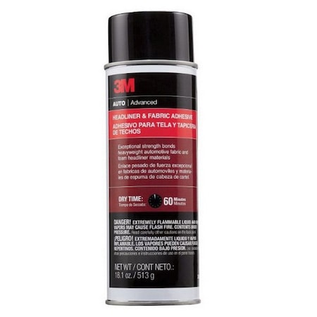 3M Headliner & Fabric Adhesive, 38808, 18.1 oz, Can 7100258690